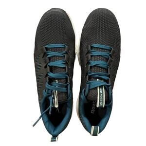 Reebok Work‎ Fusion Flexweave Comp Toe Sneakers Black Teal Women's 12 M New